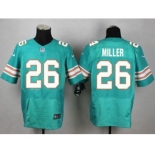 nike nfl jerseys miami dolphins #26 miller green[Elite]