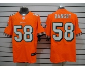 nike nfl jerseys miami dolphins #58 dansby orange[Elite]