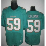 nike nfl jerseys miami dolphins #59 ellerbe green[Elite]