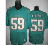 nike nfl jerseys miami dolphins #59 ellerbe green[Elite]