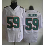 nike nfl jerseys miami dolphins #59 ellerbe white[Elite]