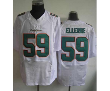 nike nfl jerseys miami dolphins #59 ellerbe white[Elite]