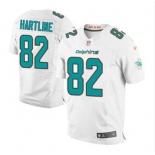 nike nfl jerseys miami dolphins #82 hartline white[Elite]