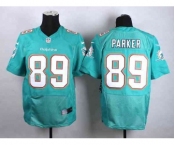 nike nfl jerseys miami dolphins #89 parker green[Elite]