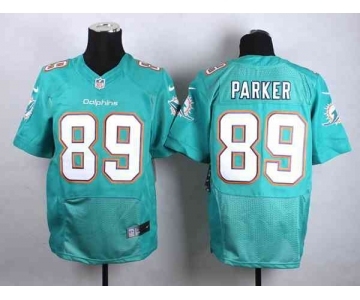 nike nfl jerseys miami dolphins #89 parker green[Elite]