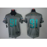 nike nfl jerseys miami dolphins #91 wake grey[Elite shadow]