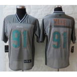 nike nfl jerseys miami dolphins #91 wake grey[Elite vapor]