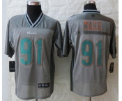 nike nfl jerseys miami dolphins #91 wake grey[Elite vapor]