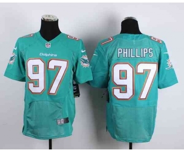 nike nfl jerseys miami dolphins #97 phillips green[Elite]