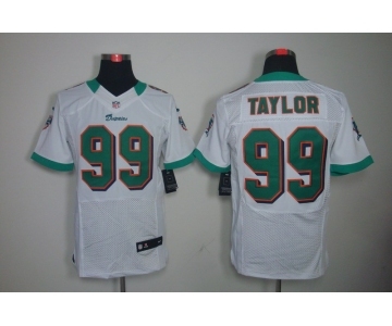 nike nfl jerseys miami dolphins #99 taylor white[Elite]