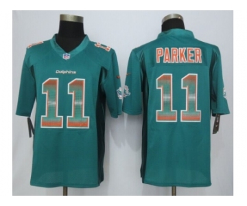 2015 new nike miami dolphins #11 parker green strobe jerseys[limited]