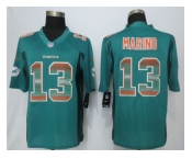 2015 new nike miami dolphins #13 marino green strobe jerseys[limited]