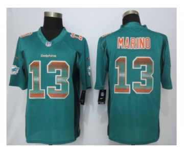 2015 new nike miami dolphins #13 marino green strobe jerseys[limited]