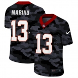 Men New Nike Miami Dolphins #13 Marino 2020 Nike Camo Salute to Service Limited Jersey