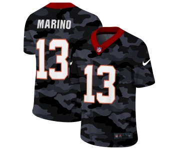 Men New Nike Miami Dolphins #13 Marino 2020 Nike Camo Salute to Service Limited Jersey