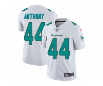 Men Nike Miami Dolphins #44 Stephone Anthony White Vapor Untouchable Limited Player NFL Jersey