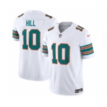 Men's Miami Dolphins #10 Tyreek Hill White 2023 F.U.S.E Alternate Vapor Limited Football Stitched Jersey