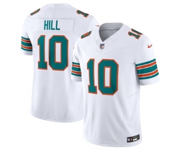 Men's Miami Dolphins #10 Tyreek Hill White 2023 F.U.S.E Alternate Vapor Limited Football Stitched Jersey