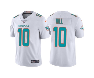 Men's Miami Dolphins #10 Tyreek Hill White Vapor Untouchable Limited Stitched Football Jersey