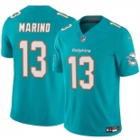 Men's Miami Dolphins #13 Dan Marino Aqua 2023 F.U.S.E Vapor Limited Football Stitched Jersey