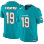 Men's Miami Dolphins #19 Skylar Thompson Aqua 2024 F.U.S.E Vapor Limited Football Stitched Jersey