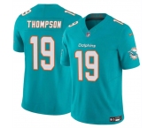 Men's Miami Dolphins #19 Skylar Thompson Aqua 2024 F.U.S.E Vapor Limited Football Stitched Jersey