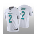 Men's Miami Dolphins #2 Bradley Chubb 2022 White Vapor Untouchable Limited Stitched Jersey