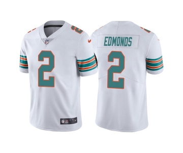 Men's Miami Dolphins #2 Chase Edmonds White Color Rush Limited Stitched Football Jersey