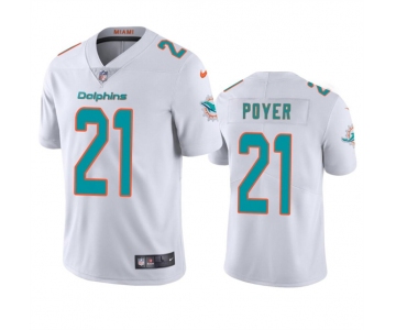 Men's Miami Dolphins #21 Jordan Poyer White Vapor Limited Football Stitched Jersey