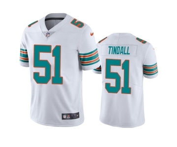 Men's Miami Dolphins #51 Channing Tindall White Color Rush Limited Stitched Football Jersey