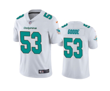 Men's Miami Dolphins #53 Cameron Goode White Vapor Untouchable Limited Stitched Football Jersey