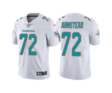 Men's Miami Dolphins #72 Terron Armstead White Vapor Untouchable Limited Stitched Football Jersey