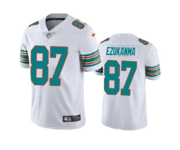 Men's Miami Dolphins #87 Erik Ezukanma White Color Rush Limited Stitched Football Jersey