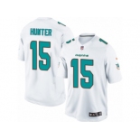 Men's Nike Miami Dolphins #15 Justin Hunter Limited White NFL Jersey