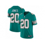 Men's Nike Miami Dolphins #20 Reshad Jones Vapor Untouchable Limited Aqua Green Alternate NFL Jersey