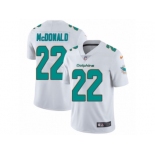 Men's Nike Miami Dolphins #22 T.J. McDonald Vapor Untouchable Limited White NFL Jersey