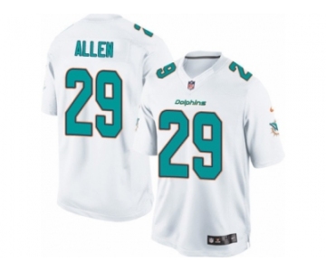 Men's Nike Miami Dolphins #29 Nate Allen Limited White NFL Jersey