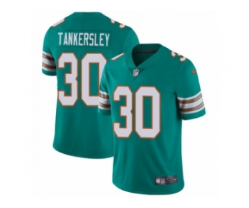 Men's Nike Miami Dolphins #30 Cordrea Tankersley Vapor Untouchable Limited Aqua Green Alternate NFL Jersey