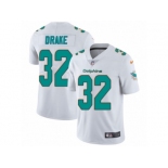 Men's Nike Miami Dolphins #32 Kenyan Drake Vapor Untouchable Limited White NFL Jersey