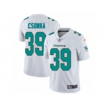 Men's Nike Miami Dolphins #39 Larry Csonka Vapor Untouchable Limited White NFL Jersey