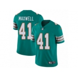 Men's Nike Miami Dolphins #41 Byron Maxwell Vapor Untouchable Limited Aqua Green Alternate NFL Jersey