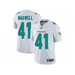 Men's Nike Miami Dolphins #41 Byron Maxwell Vapor Untouchable Limited White NFL Jersey