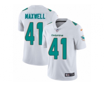 Men's Nike Miami Dolphins #41 Byron Maxwell Vapor Untouchable Limited White NFL Jersey