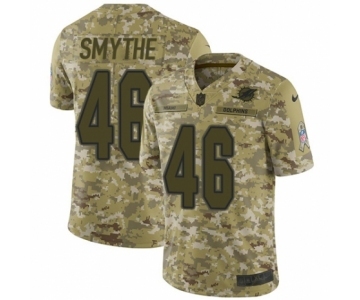 Men's Nike Miami Dolphins #46 Durham Smythe Limited Camo 2018 Salute to Service NFL Jersey