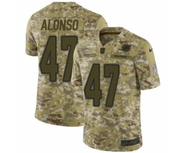 Men's Nike Miami Dolphins #47 Kiko Alonso Limited Camo 2018 Salute to Service NFL Jersey