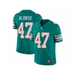 Men's Nike Miami Dolphins #47 Kiko Alonso Vapor Untouchable Limited Aqua Green Alternate NFL Jersey