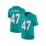 Men's Nike Miami Dolphins #47 Kiko Alonso Vapor Untouchable Limited Aqua Green Team Color NFL Jersey