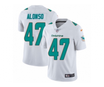 Men's Nike Miami Dolphins #47 Kiko Alonso Vapor Untouchable Limited White NFL Jersey