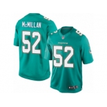 Men's Nike Miami Dolphins #52 Raekwon McMillan Limited Aqua Green Team Color NFL Jersey