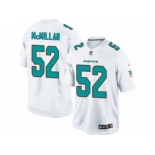 Men's Nike Miami Dolphins #52 Raekwon McMillan Limited White NFL Jersey